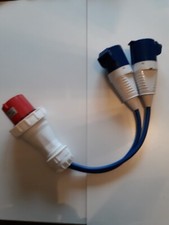 63amp 3-phase plug to twin 32amp 240v sockets.