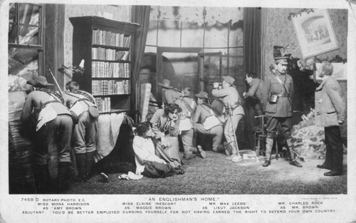 Postcard edwardian play - -,
