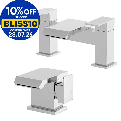 Modern waterfall bathroom taps - modern,