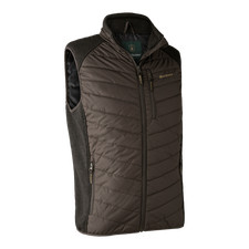Deerhunter Moor Padded Waistcoat Brown Leaf Gilet Bodywarmer RRP £74.99 Mens