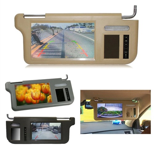 Sun visor mirror screen - mirror,