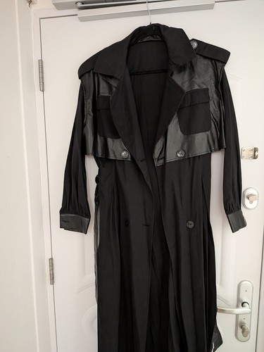 Black women pvc cotton - black, pvc/cotton