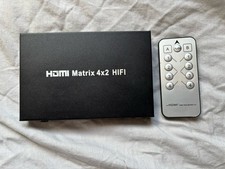 HDMI Splitter 4 x 2 (4 in, 2