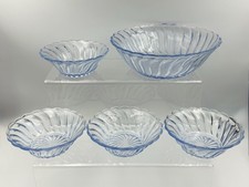 5x Bagley Carnival Swirl Blue