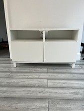 IKEA White TV UNIT WITH STORAGE