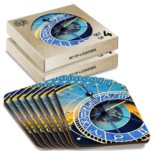 Boxed square coasters - boxed,