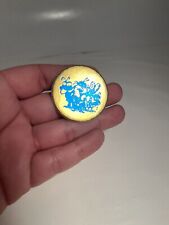 Vntg POG 1990s Bugs Mosquito Fly Ant Foil Gold Blue Cap Milk Bottle Top HTF RARE