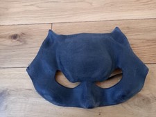 Ladies Black Cat Mask Halloween Fancy Dress Panther Latex Costume For Catwoman