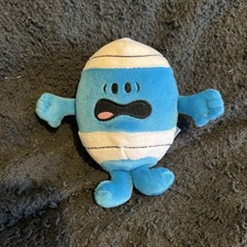 Mr Bump Mr Men 2008 Fisher Price Plush Toy Blue And White