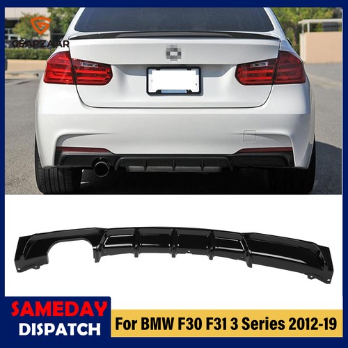 Gloss black rear - black, bumper