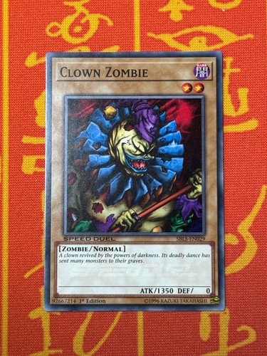 Yugioh clown zombie common - clown,