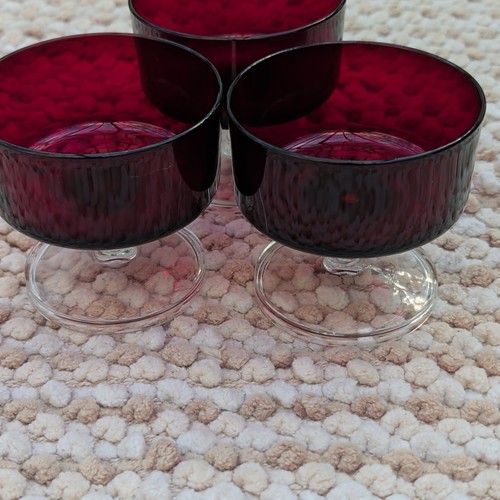 Vintage luminarc cavalier ruby - luminarc,