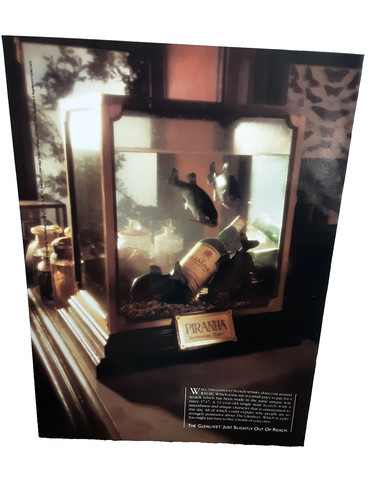 Glenlivet scotch piranha - glenlivet,