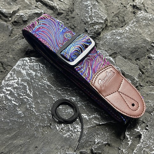 Guitar strap purple - guitar,