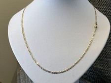 9ct Gold Figaro Chain Necklace