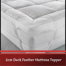 Mattress Toppers 5cm Duck Feather & DownHotel Quality Single Double King S-King