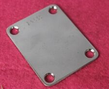 Aged Chrome Serial Number Stamped Neck Plate For Strat Tele 1957 - #16XXX