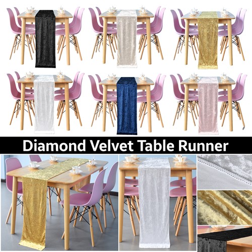 Luxury velvet table runner - luxury,