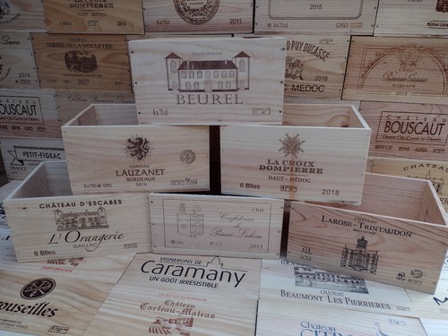 Wooden wine box crate - wine,