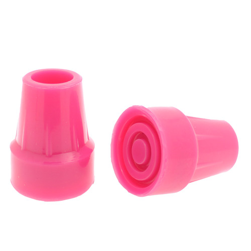 Pair pink rubber walking - pair,