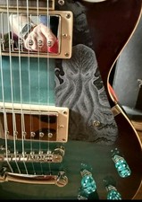 Custom Engraved LP Guitar Pickguard. Fit Epiphone Les Paul ktuhlu Pattern 