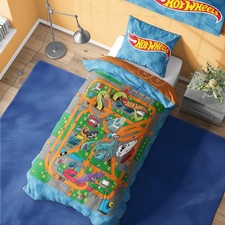Hot Wheels Single Duvet Cover