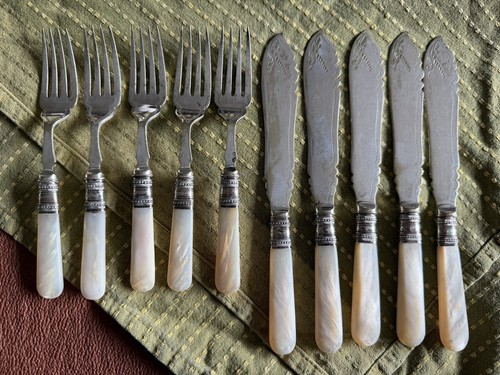 Vintage fish cutlery - fish,