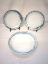 Dudson Finest Vitrified Harvest Blue/ Grey and White Plates