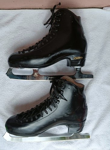 Risport rf4 black leather ice - black,