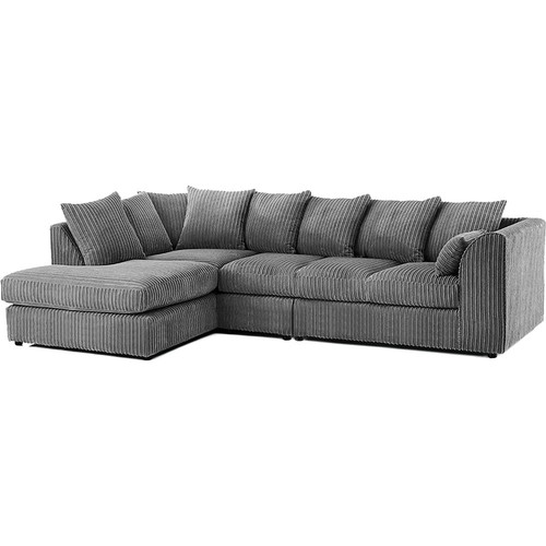 Grey jumbo cord - 5, seater