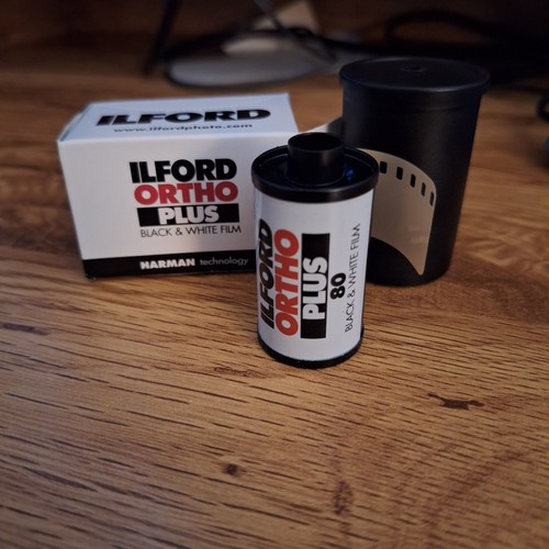 Ilford ortho plus iso - 80, black