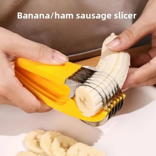 Banana slicer fruit knife - banana,