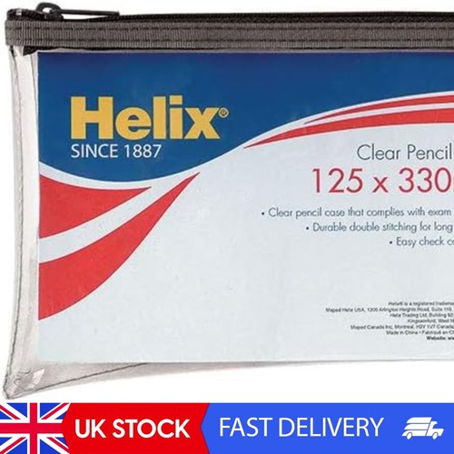 Large clear pencil case - clear,