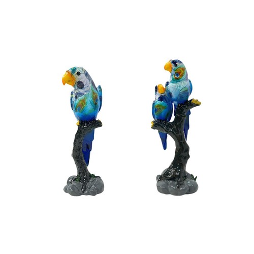 Bird figurine parrot statue - bird,