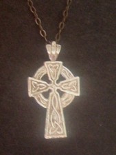 CELTIC CROSS & FINE 925 SILVER
