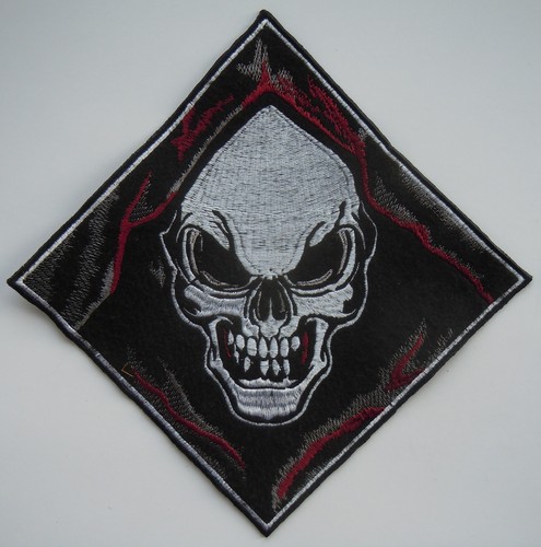Reaper head medium embroidered - reaper,