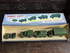 Rare Dinky Gift Set 699, 4 Piece Military Vehicles Set 1 in Original box. 