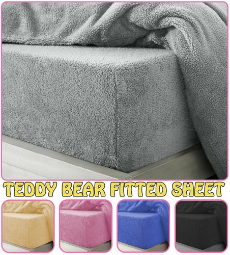 Teddy fleece extra deep - teddy, fitted