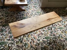 Antique Reclaimed Oak Pig Bench/Coffee Table
