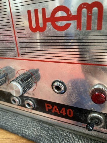 Wem pa40 amplifier - wem,