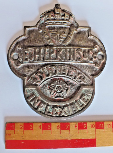Antique safe plaque hipkins - safe,
