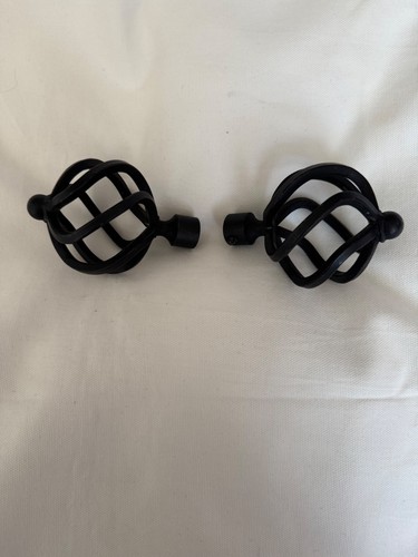Black pair ikea curtain - pair, of