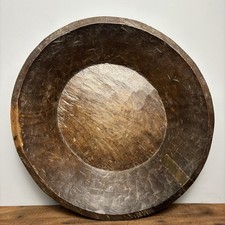 Vintage Wooden Dough Bowl -