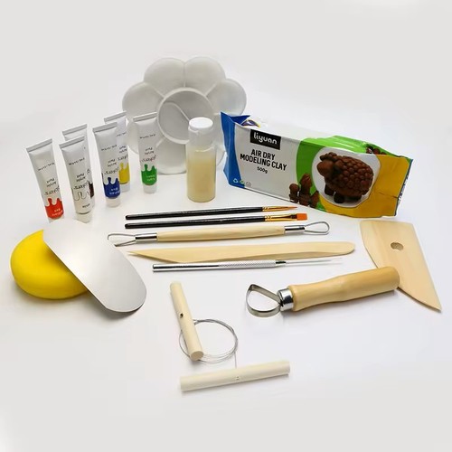 Air dry clay modelling kit - air,