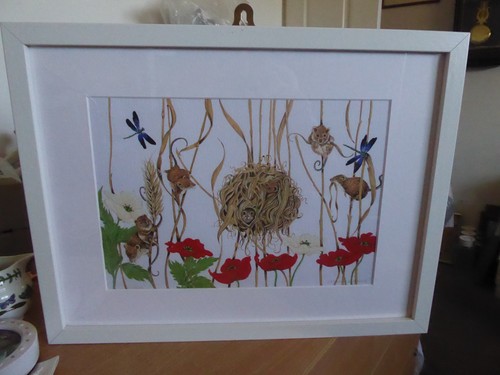 Framed prints field mice - framed,