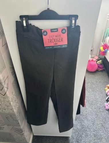 Girls grey pull - on, straight