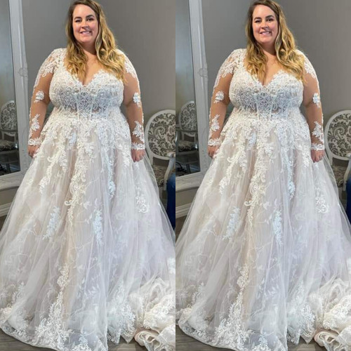 Plus size wedding - plus, long