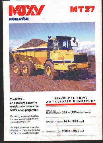 Moxy komatsu mt27 - moxy,