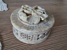 Vintage artisan hand-carved