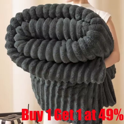 Large ribbed faux - large,